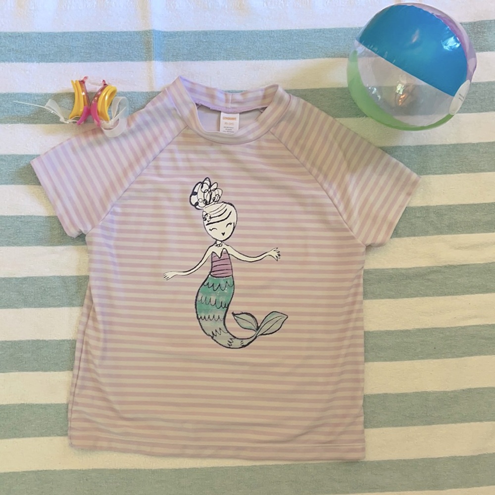 Mermaid rash guard